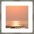 New Day At The Beach Framed Print