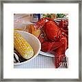 New England Clambake Framed Print