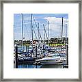 New Hampshire Marina Framed Print