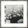 New Heads For The Beatles. Framed Print