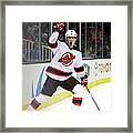 New Jersey Devils V San Jose Sharks Framed Print