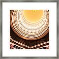 New Jersey Statehouse Dome Framed Print