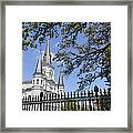 St Louis Cathedral In New Orleans New Orleans 18 Framed Print
