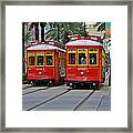 New Orleans Streetcars Framed Print