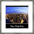 New York City Skyline Framed Print