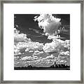 New York Harbor Sky Framed Print