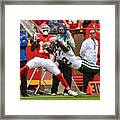 New York Jets V Kansas City Chiefs Framed Print