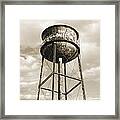 New York Water Towers 11 - Greenpoint Brooklyn Framed Print