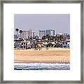 Newport Beach In Orange County California Framed Print