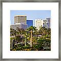 Newport Beach Skyline Picture Framed Print