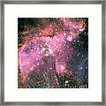 Ngc 346 Star Cluster In Smc Framed Print