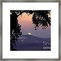 Ngorongoro Crater Moonrise Tanzania Framed Print