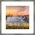 Niagara Falls Canada Sunrise Framed Print