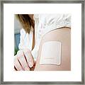 Nicotine Patch Framed Print