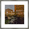 Night At The River Framed Print