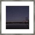 Night Sky Reflection Framed Print