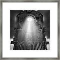 Night Train On The Move Framed Print Night Train On The Move Framed Print