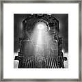 Night Train On The Move Framed Print