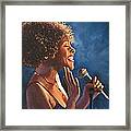 Nightclub Singer Framed Print