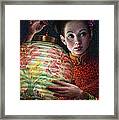 Nightingale Girl Framed Print