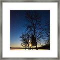 Night's Shadows Framed Print