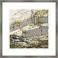 No Treading Framed Print