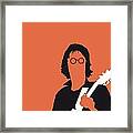No013 My John Lennon Minimal Music Poster Framed Print