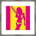 No106 My Weird Science Minimal Movie Poster Framed Print