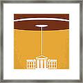 No249 My Independence Day Minimal Movie Poster Framed Print