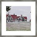 Nobska Lighthouse Framed Print