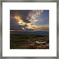 Norland Moor Sunset Framed Print
