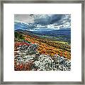 North Fork Mountain Overlook Framed Print
