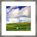 North Pennines Barns In Landscape Framed Print