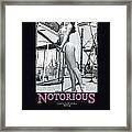 Notorious Bettie Page Framed Print