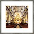 Notre Dame Basilica Cathedral 01 Framed Print