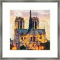 Notre Dame De Paris Framed Print