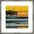 November Surf Framed Print