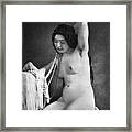 Nude Posing, C1850 Framed Print