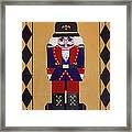 Nutcracker Floor Cloth Sgt. Blue Framed Print