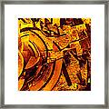 Nuts And Bolts Abstract Framed Print