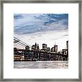 Nyc Brooklyn Bridge Framed Print