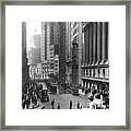 Nyc Financial District Framed Print