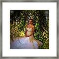 Nymph Bride In The Fairy Land Forest Framed Print