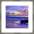 Oahu Sunrise Framed Print