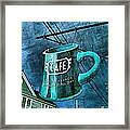 Oak Street Cafe Nola Framed Print