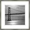 Oakland Bay Bridge Framed Print