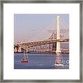 Oakland Bridge Framed Print