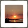 Obx Sunset Framed Print