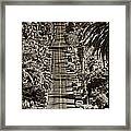 Ocean Beach Asphalt Surfin - Santa Cruz Ave Framed Print