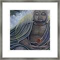 Ocean Buddha Framed Print